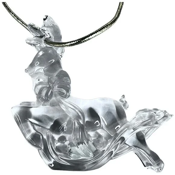 Mikasa Crystal Reindeer Christmas Ornament Joyous Collection Box Made Germany - Picture 2 of 5